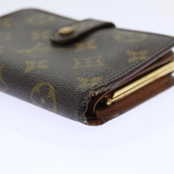 LOUIS VUITTON Monogram Porte Monnaie Billets Viennois Wallet M61663 Auth 50864 - Picture 8 of 16